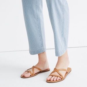 Madewell Boardwalk Skinny-Strap Slide Sandal Size 7 NWT